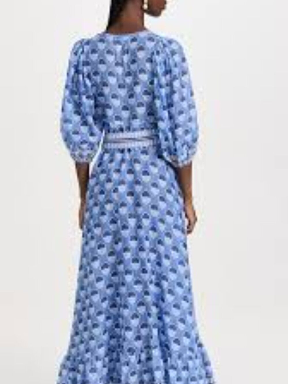 Marea House Dress in Blue Size Large - Picture 3 of 11